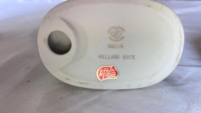 LEFTON MALLARD DUCKS AND 16 INCH TALL GOOSE
