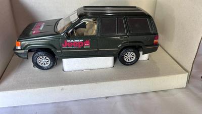 DERRINGER GUN TABLE LIGHTER, DIE-CAST JEEP GRAND CHEROKEE AND SNOWMOBILE AVON BOTTLE