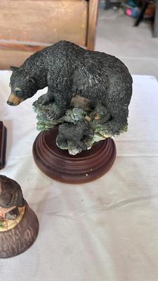DECORATIVE WOLVES, BEAR, AND OWL BELL