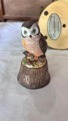 DECORATIVE WOLVES, BEAR, AND OWL BELL