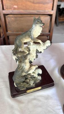 DECORATIVE WOLVES, BEAR, AND OWL BELL