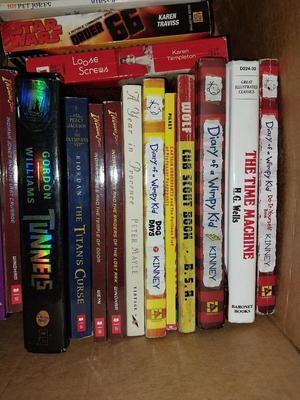 BOX OF VARIETY BOOKS