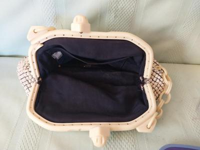 LADIES PURFUMES-SUNGLASSES-HAND MIRROR AND UNIQ UE CLUTCH PURSE