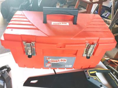 HOME DEPOT CARRY TOOLBOX WITH TOOLS INCLUDED
