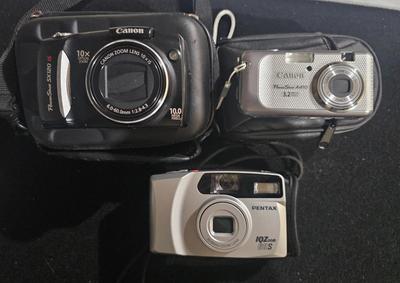 Sale Photo Thumbnail #24: Canon Digital Camera Lot | Powershot SX120 Valueable | All Working in working condition. The SX120 is still a highly sought after digital.camera.