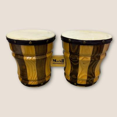 Sale Photo Thumbnail #528: Mark II Wooden Bongo Drums- great condition