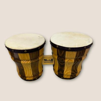 Sale Photo Thumbnail #527: Mark II Wooden Bongo Drums- great condition