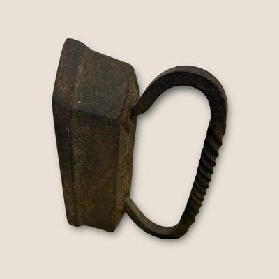 Sale Photo Thumbnail #554: Cast Iron Iron - Heavy! 9" Tall