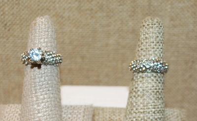 DOUBLE BONUS RINGS SET --2 Rings-Size 5 -- SEE DESCRIPTION