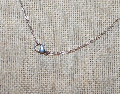 12 Point "Sunflower Star" PENDANT (¾" Diam.) on a Silver Tone Necklace Chain 18" L