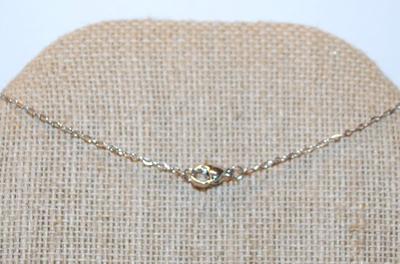 Dark Purple Round Faceted Center Stone & Silver Heart Shaped Setting PENDANT (¾" x ½") on a Silver Tone Necklace Chain...