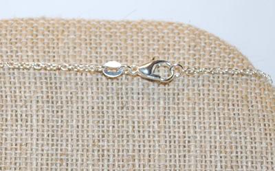 Graphic Designed Silver Colored Heart PENDANT (1¾" x 1") on a Silver Tone Necklace Chain 18" L