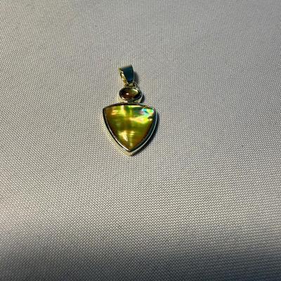 Ten Sterling and Stone Pendants (ST-KD)