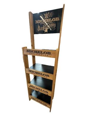 Wooden Michelob Beer Display