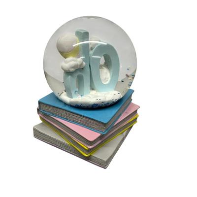 Sale Photo Thumbnail #744: Dr. Seuss Graduation Theme "Oh the Places You'll Go" Snow Globe- Music Box w/ grad song- Works, great condition
