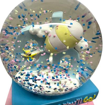 Sale Photo Thumbnail #746: Dr. Seuss Graduation Theme "Oh the Places You'll Go" Snow Globe- Music Box w/ grad song- Works, great condition