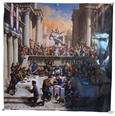Furniture - Couch and Signed Logic Shirt/Poster