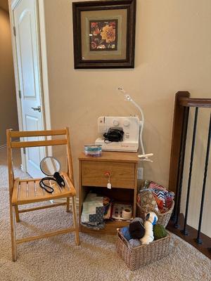Singer Sewing machine and fabric