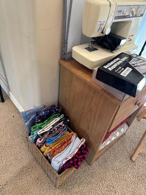 Brother Sewing Machine and Fabric
