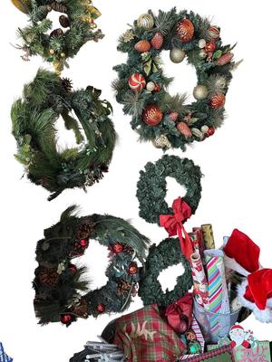 Garage - Holiday Wreaths -