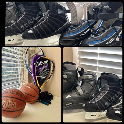 Sporting - Ice Skates, Tennis and Racquetball