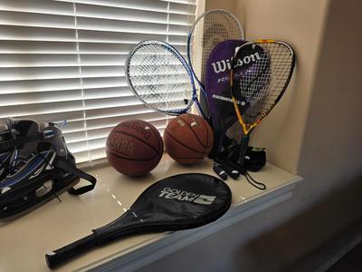 Sporting - Ice Skates, Tennis and Racquetball