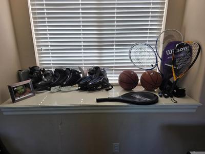 Sporting - Ice Skates, Tennis and Racquetball