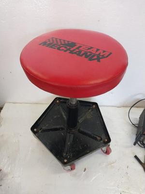 MECHANICS STOOL AND BATTERY CHARGER