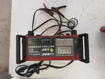 MECHANICS STOOL AND BATTERY CHARGER