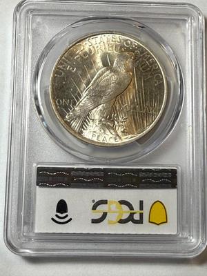 PCGS CERTIFIED 1923-P MS64 PEACE SILVER DOLLAR AS PICTURED.