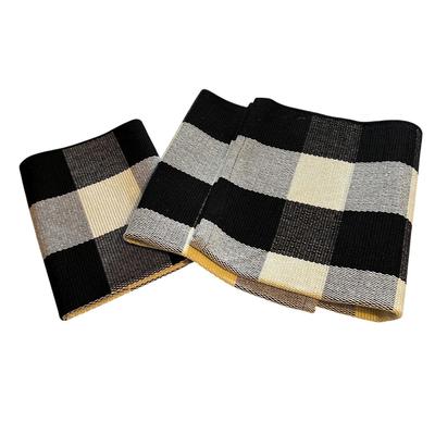 Sale Photo Thumbnail #808: 2 New Buffalo Check Throw Rugs- no pad, 2 different sizes (27x41" and 24x36")