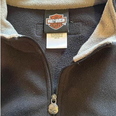 Sale Photo Thumbnail #828: Harley Davidson Mens Black Fleece 2XL Asheville NC, excellent preowned condition