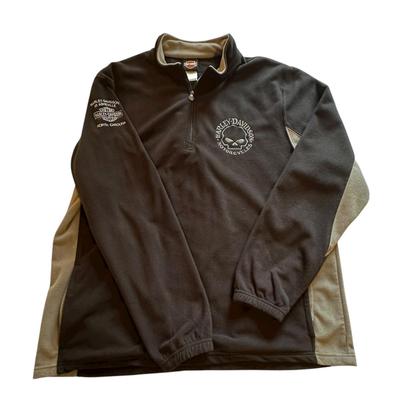 Sale Photo Thumbnail #825: Harley Davidson Mens Black Fleece 2XL Asheville NC, excellent preowned condition