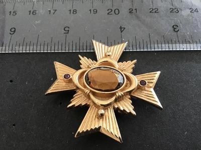 1983 Avon Maltese Cross Topaz