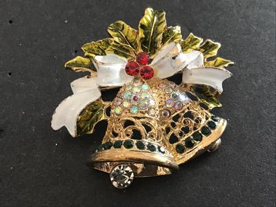 Holiday Bells Brooch