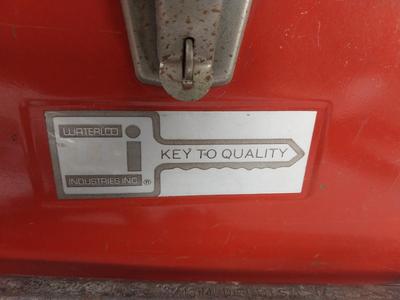 METAL TOOLBOX FILLED WITH DROP FORGED WRENCHES