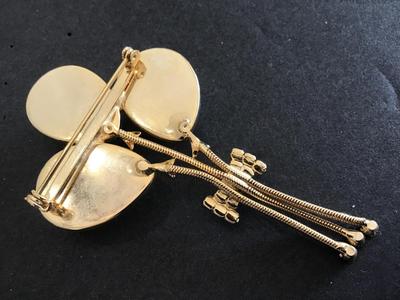Ballon’s And Rhinestone Brooch