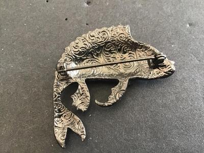 Bass Fish Brooch