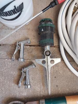 LONG HANDELED CLIPPERS-PUMP SPRAYER-HOSE AND MORE