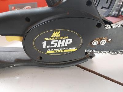 McCULLOCH ELECTRIC CHAINSAW