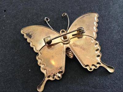 Vintage Metal Butterfly Pin