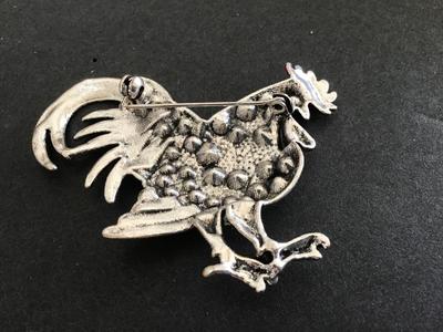 Costume Rooster Brooch