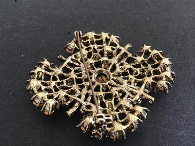 Vintage Large Rhinestone Brooch