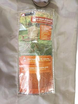 TWO FISHING/CAMPING FOLDING CHAIRS