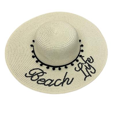 Sale Photo Thumbnail #868: Beachy Keen! 3 Beach Items- Beach Life Sun Hat, Book (Living Beaches of Georgia and the Carolinas) , and Candleholder