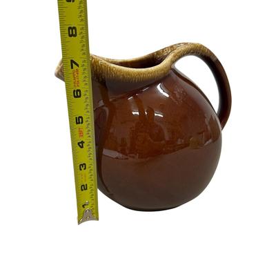Sale Photo Thumbnail #925: Hull Pottery USA Brown Pitcher - one chip on base as shown in photo