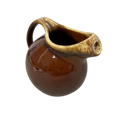 Sale Photo Thumbnail #923: Hull Pottery USA Brown Pitcher - one chip on base as shown in photo