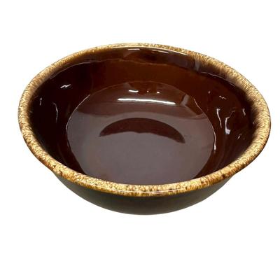 Sale Photo Thumbnail #938: Hull Pottery USA Brown 3 Serving/ Mixing Bowls 
"HP & Co." "Oven Proof"
Approx. 7", 8", and 10"
no chips noticed
