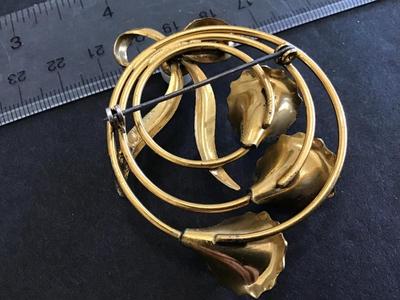 Vintage Brooch Faux Pearl