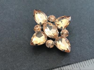 Champagne Color vintage Brooch